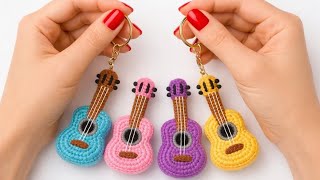 How To Crochet For Beginners! 😱 Cutest Keychain 🥰gift | decoration #crochet #crochetartstudio