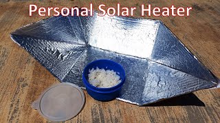 How to make an easy foldable solar heater / cooker for $tudents : $olar Energy