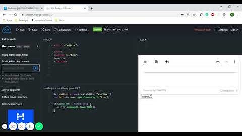 InsertHR Method in Froala Editor JSFiddle