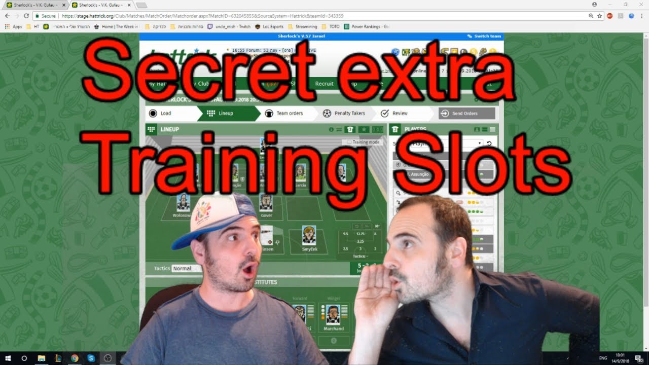 Secret Extra Training Hattrick YouTube