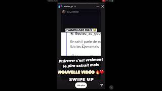 Michou veut partir en vacances...(Instagram).