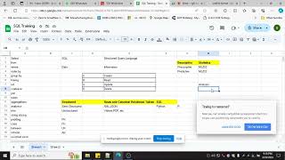 SQL Training Part 1