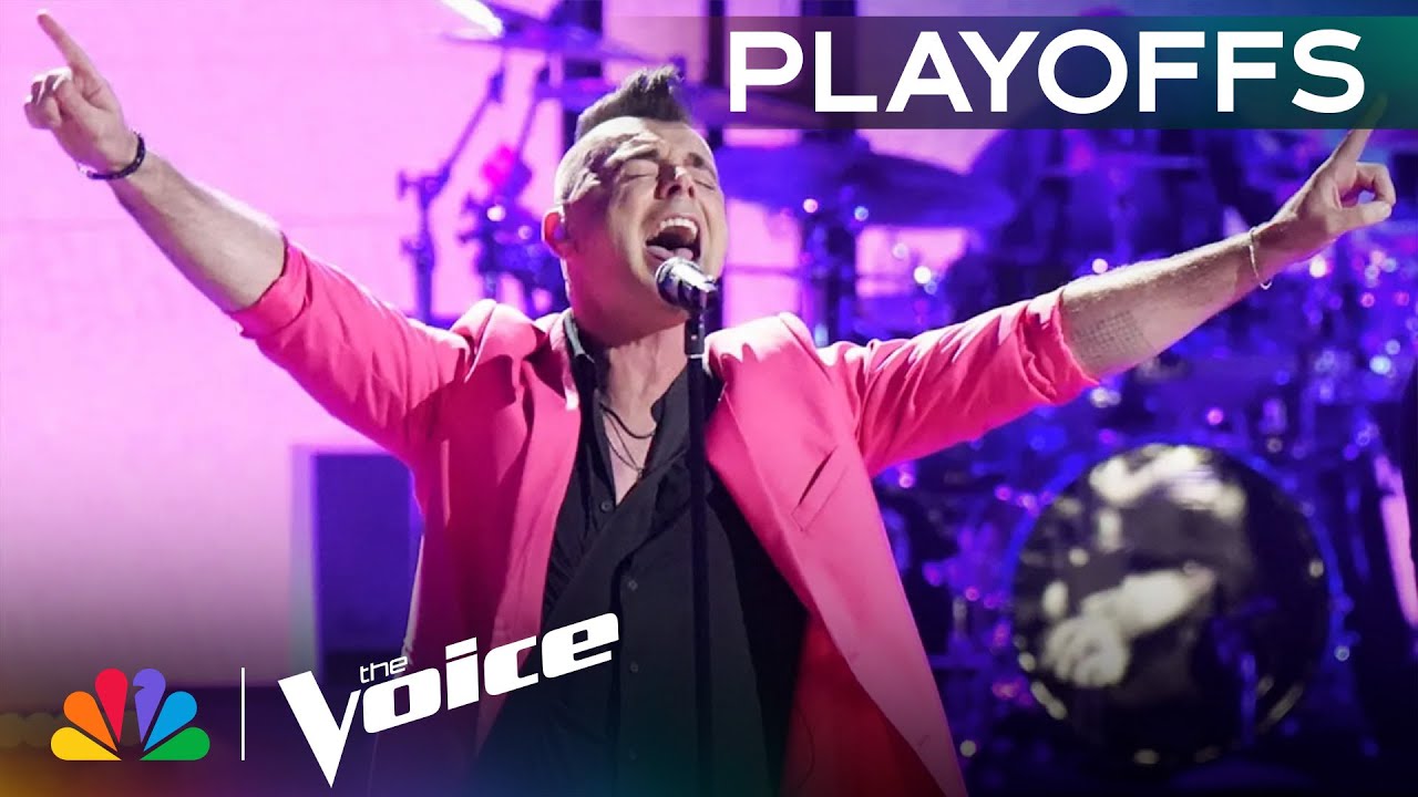 Bryan Olesen Has CHARISMA and It Shows with His Performance of Africa  The Voice Playoffs  NBC