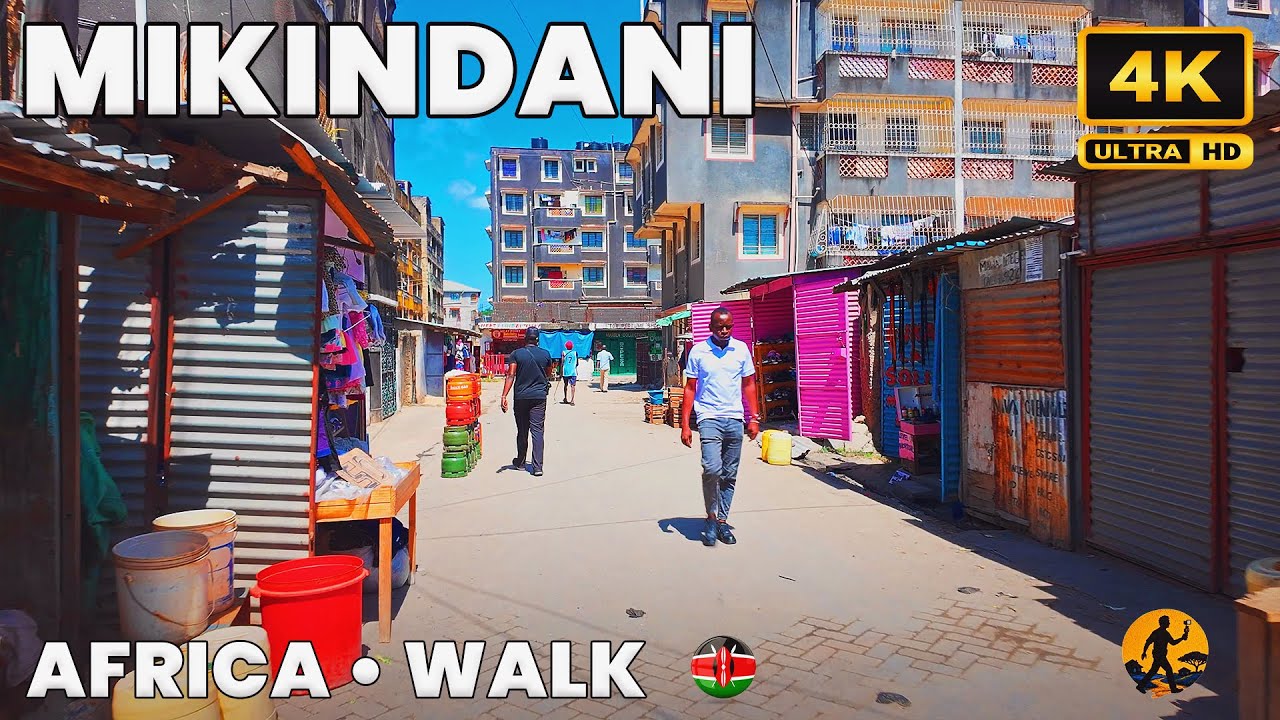 Mikindani Walking Tour | Real Streets of Mombasa 🇰🇪 | Life in Kenya 4K UHD