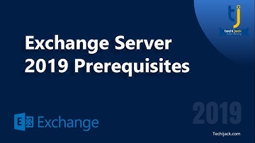 Prerequisites for Exchange 2019 | Installing Microsoft Exchange 2019