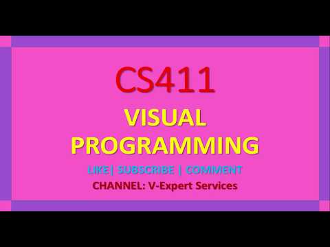 CS411-Visual Programming Assignment