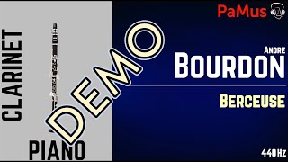 Andre Bourdon: Berceuse for Clarinet piano accompaniment DEMO