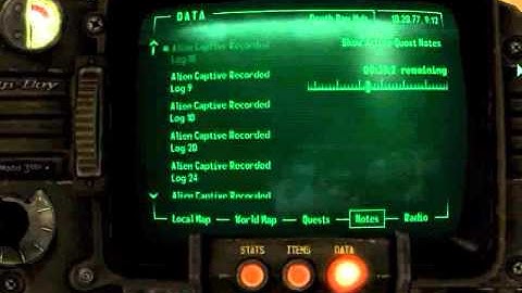 Fallout 3 Walkthrough - Pip Boy and Terminal #82 - AR #9 BR