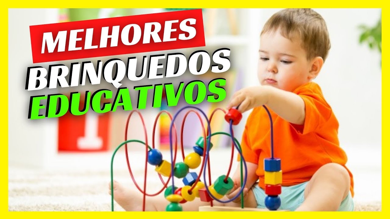 Brinquedos educativos para crianças dos 2 aos 3 anos