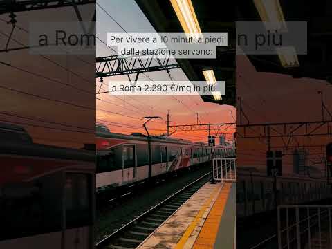 Video Comprare casa vicino alle stazioni ferroviarie costa fino all'80% in più