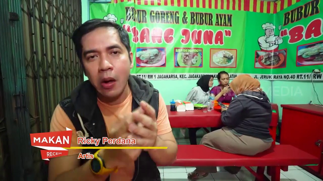 Ricky Perdana Penasaran Rasa Bubur Goreng Bang Juna | MAKAN RECEH (16/12/20) Part 4
