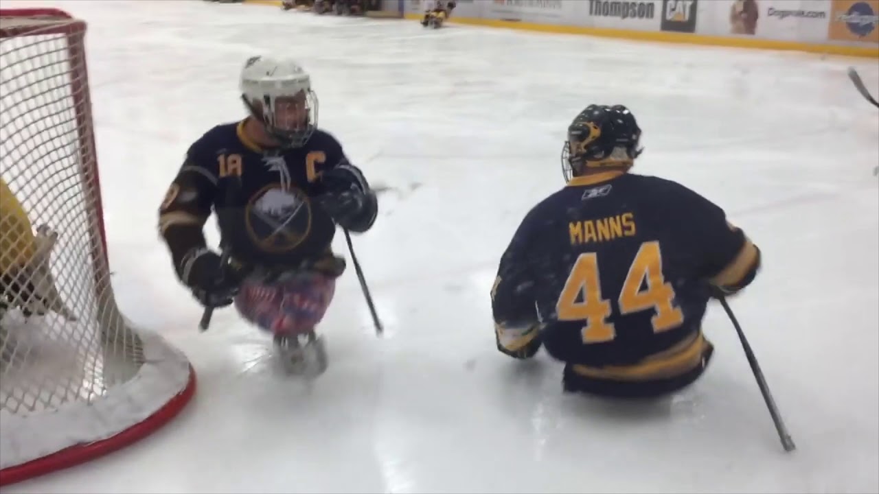 Buffalo sabres vs boston bruins sled hockey youtube