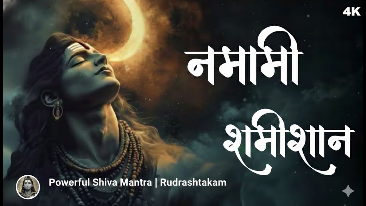 🔴 LIVE | इस मंत्र को सुन लिया तो किस्मत बदलते देर नही लगेगी | RUDRASHTAKAM  | NAMAMI SHAMISHAN