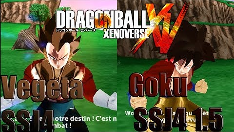 DragonBall Z Tenkaichi Tag Team Mods Xenoverse Vegeta SSJ4 Vs Goku SSJ4 1,5 full HD