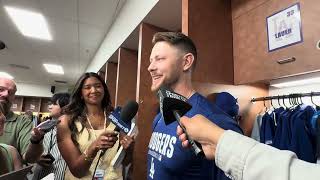 Dodgers SP Eric Lauer on his outing against D-Backs