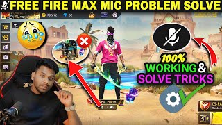 How To fix Mic Problem In Free Fire Max//Free Fire Mic Sound Problem Solve//Free Fire Mic Problem