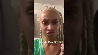 Hairdresser Reacts To Box Braids on Short Hair haircare reaction naturalhair hairstylist braids