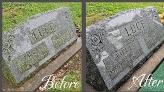 Headstone Cleaning Tutorial