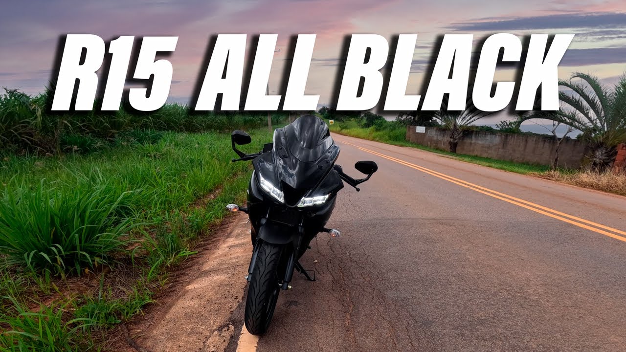 YAMAHA R15 MODIFICADA BOLHA FUME E RETROVISOR PONTA DE GUIDÃO - YouTube