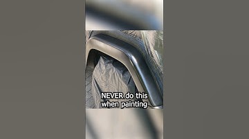 NEVER Do This When Painting Plastic Trim! #CarPainting #HowTo #Shorts