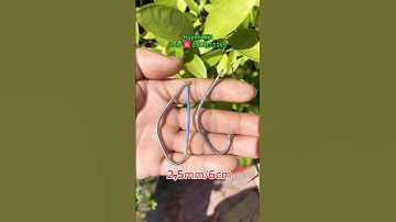 Lưỡi Câu Câu Cá Lóc Móng Heo 2,5mm/6cm giá 150K ship các tỉnh