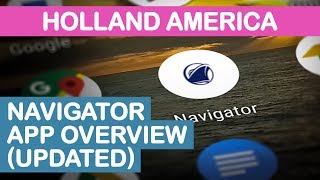 Holland America Navigator App Overview (UPDATED) screenshot 1