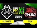 CS:GO - G2 Esports vs. TYLOO [Inferno] Map 1 - ESL Pro League Season 11 - Group C