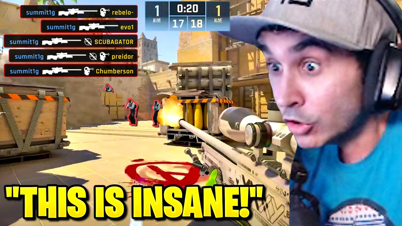 Summit1g's LONGEST Match Back on Counter Strike 2