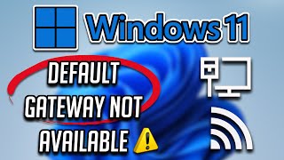 Fix The Default Gateway Is Not Available Error On Windows 11/10 [Tutorial]  - YouTube