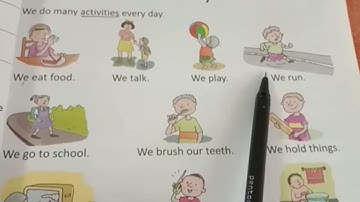 Class -1   chapter-3  Functions  of Our Body Parts.