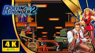 Rolling Thunder 2 (Arcade) 【Longplay】