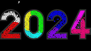 End of Year 2024 - Marble Race ASRM in Algodoo