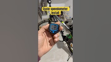 Cycle speedometer install #cyclestunt #shorts