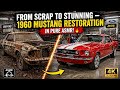 😳 “From Scrap to Stunning — 1960 Mustang Restoration in Pure ASMR! 🔥”