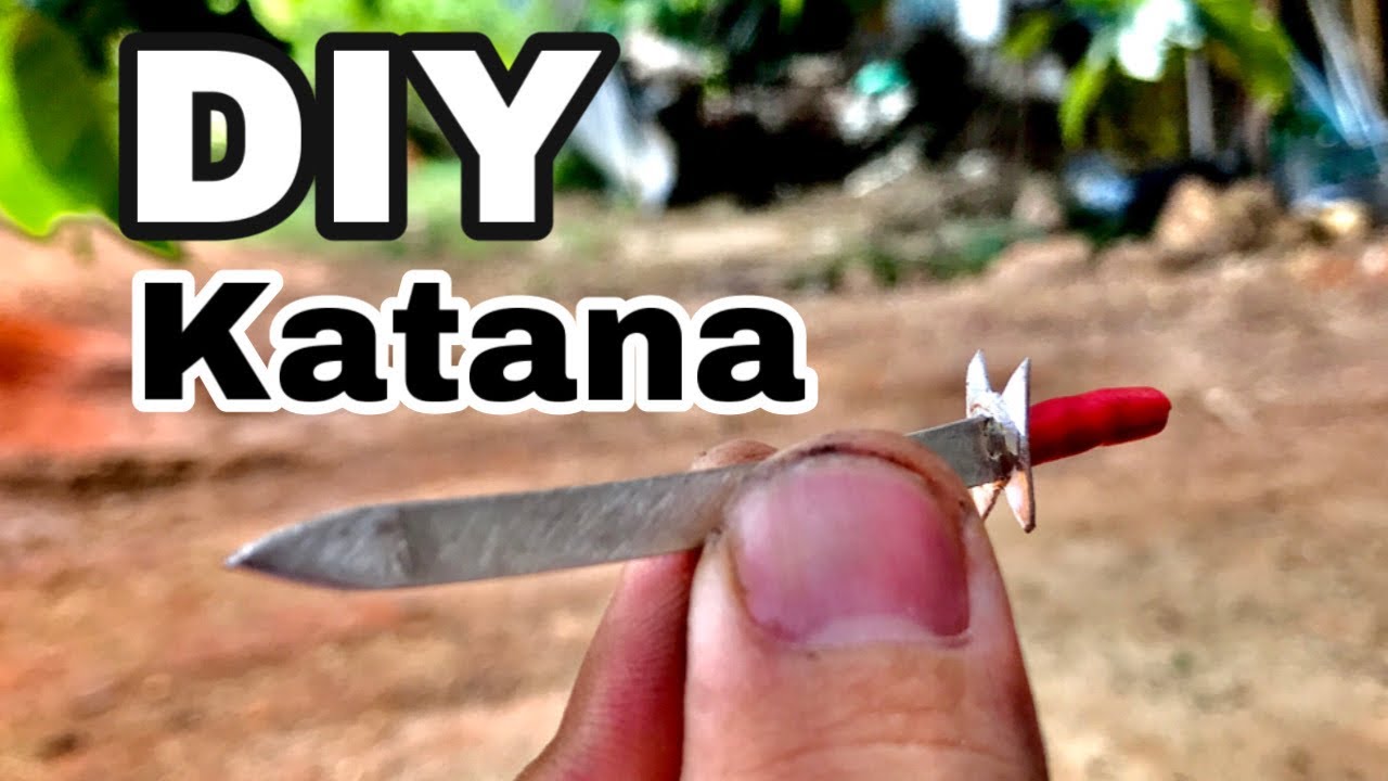 DIY Mini Silver Katana 2 |Silverworking Art