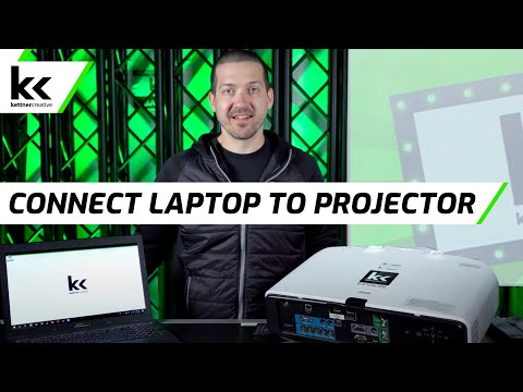 Video: Připojení Projektoru K Notebooku