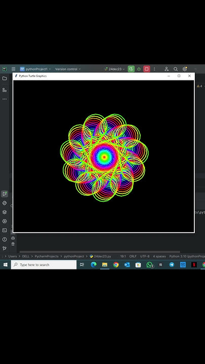 Amazing Graphics made in python using turtle programming - YouTube