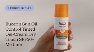 Eucerin Sun Oil Control Tinted Gel-Cream Dry Touch SPF50+ Medium Texture | Care to Beauty