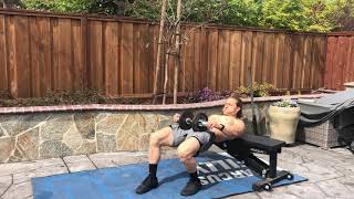 B Stance Dumbbell Hip Thrust Wealth