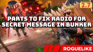 Roguelike : Demon Slasher [Radio Parts &amp; Secret Message] #fortnite #gaming #code #Roguelike #guide
