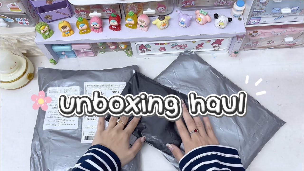 [UNBOXING HAUL] Khui 10 đơn hàng mình đã săn sale trên shopee như thế nào…….?????