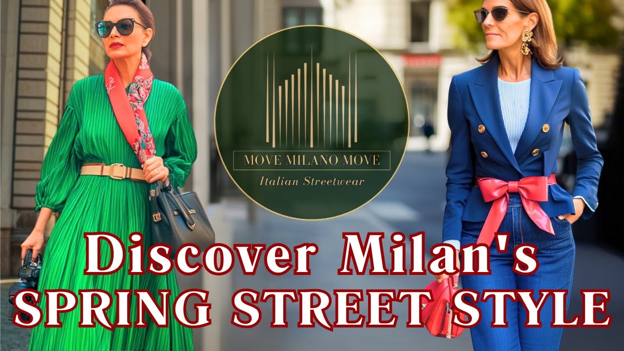 🌻 Итальянские весенние тенденции моды 🇮🇹: Что носят люди в Милане?
