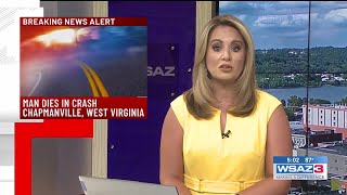 Man dies in crash in Logan County, W.Va.