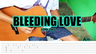 Bleeding Love - Leona Lewis - Guitar Fingerstyle (Tabs) Chords Lyrics