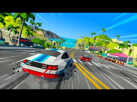 Hotshot Racing прохождение на высокой скорости#1