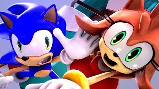 Sonic And Amys Winter Sleigh Date - Sfm 4K Animation So Studios