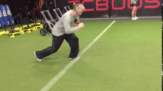 Decel Lunge Hold to 5 Yard Uni-Lateral Decel Resimi