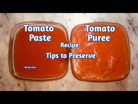 Easy Homemade Tomato Paste & Tomato Puree