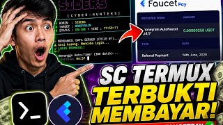 🚨 SC TERMUX INI TERBUKTI MEMBAYAR! Auto Faucet MoneyRain Langsung Masuk FaucetPay