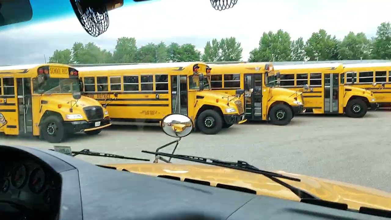 Illinois Central School Bus, Alton Illinois Pretrip 